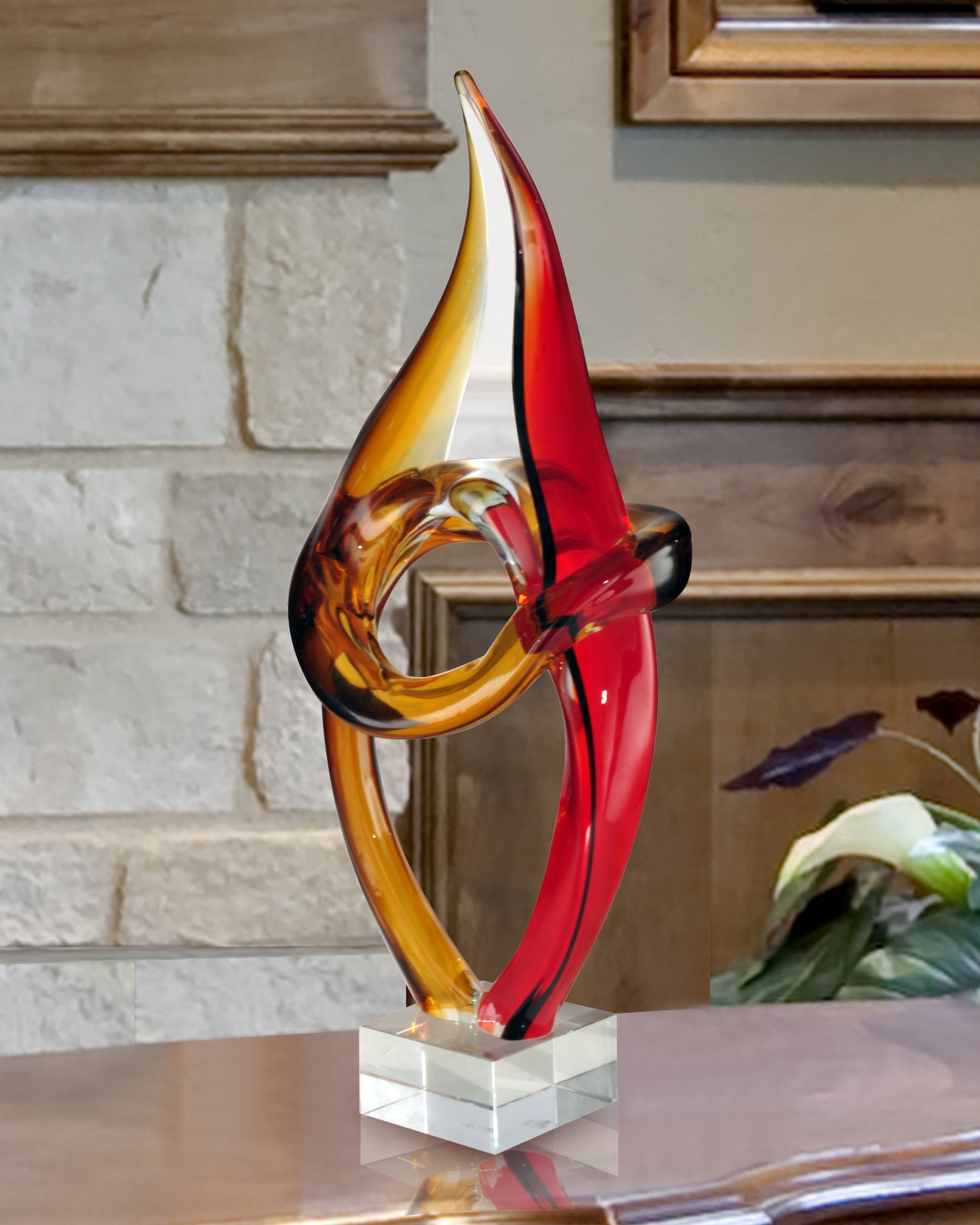 Paglia Hand Blown Art Glass Sculpture