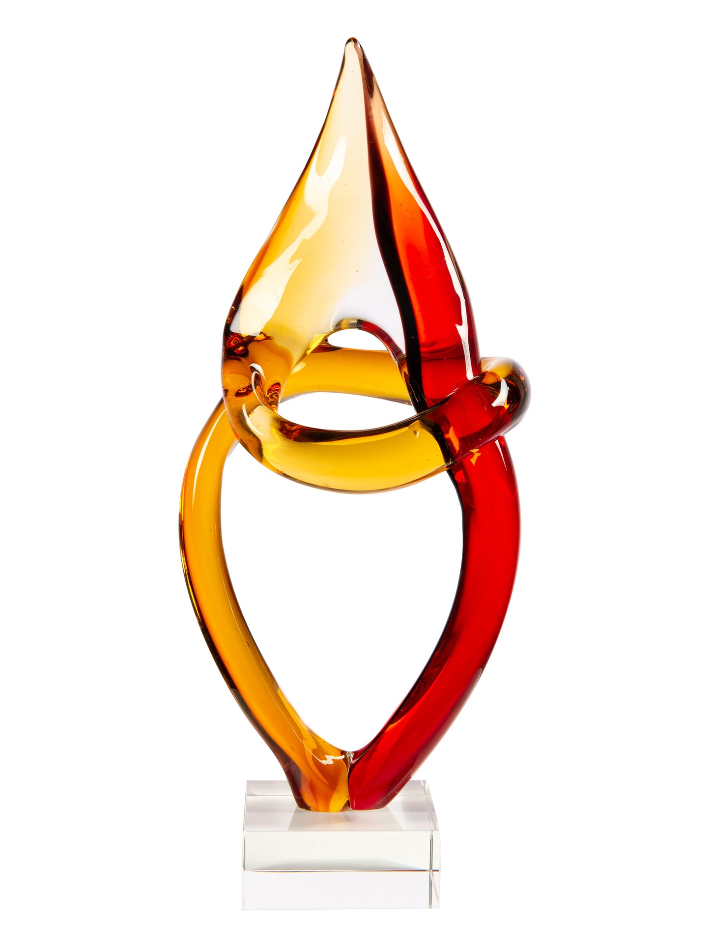 Paglia Hand Blown Art Glass Sculpture