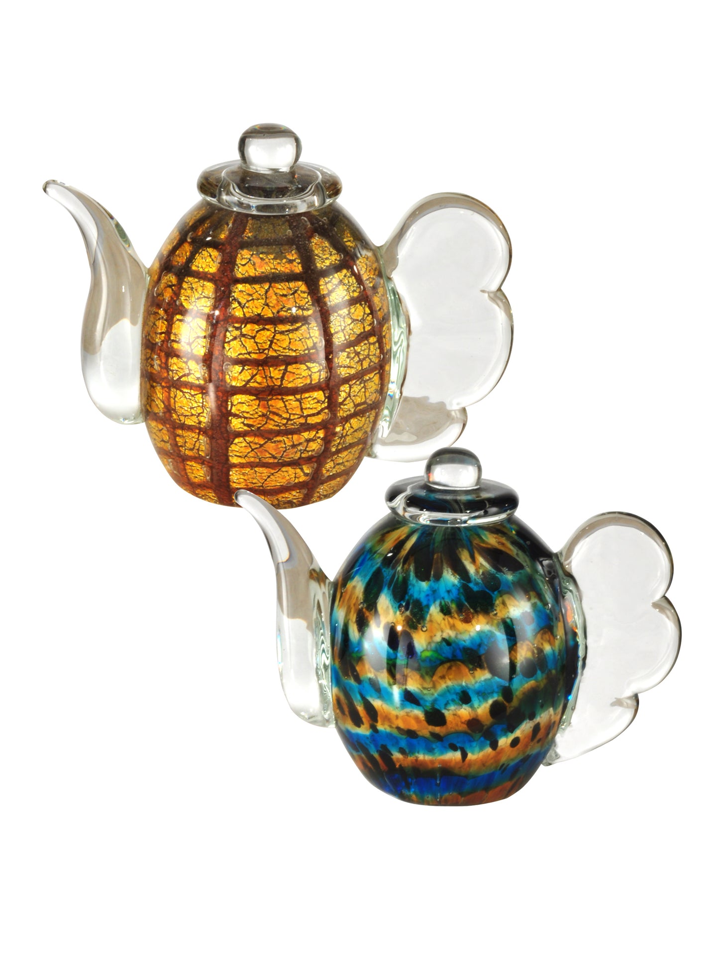 Inferno 2-Piece Tea Pot Sculpture Set