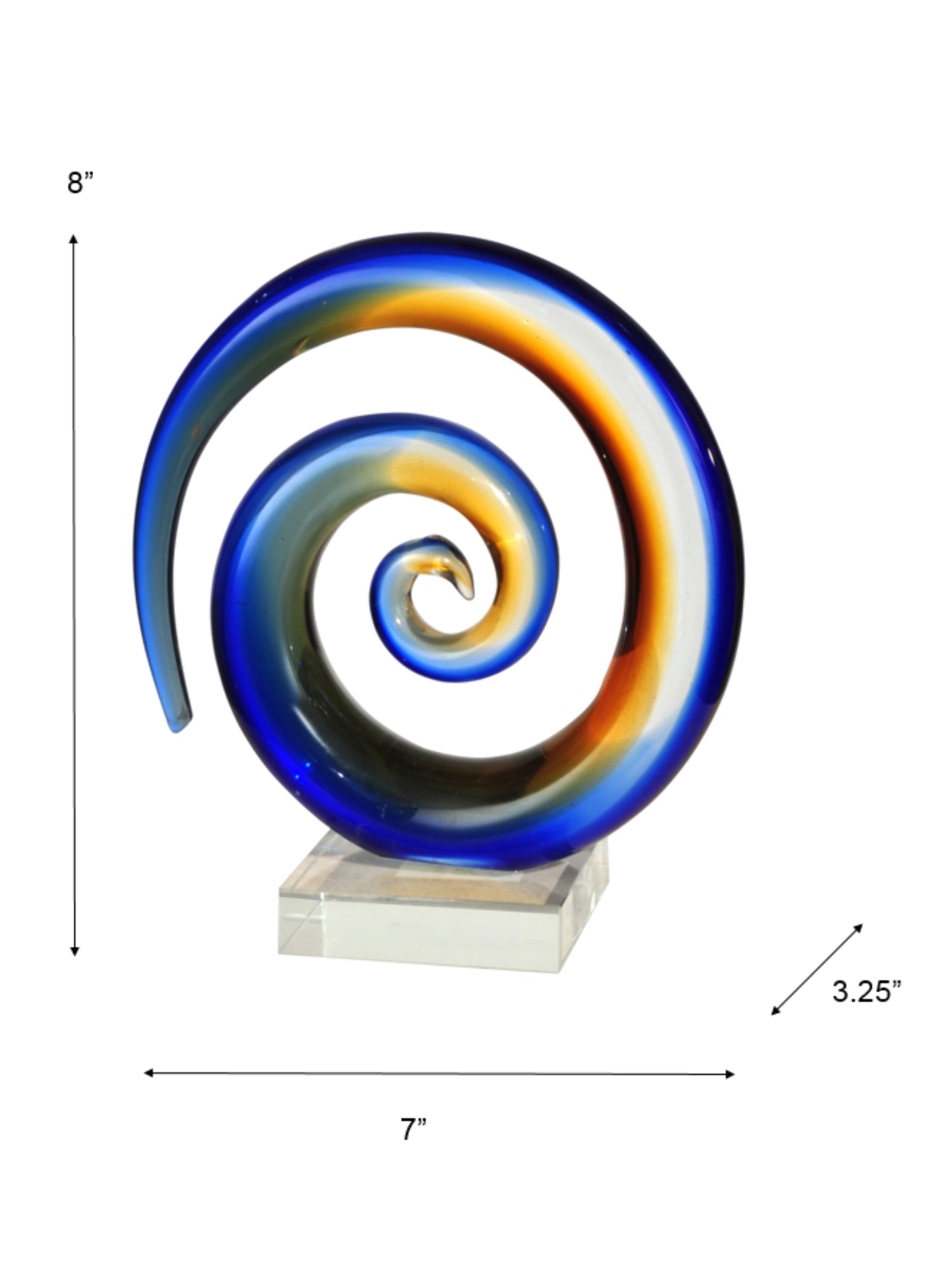 Mystification Handcrafted Art Glass Sculpture