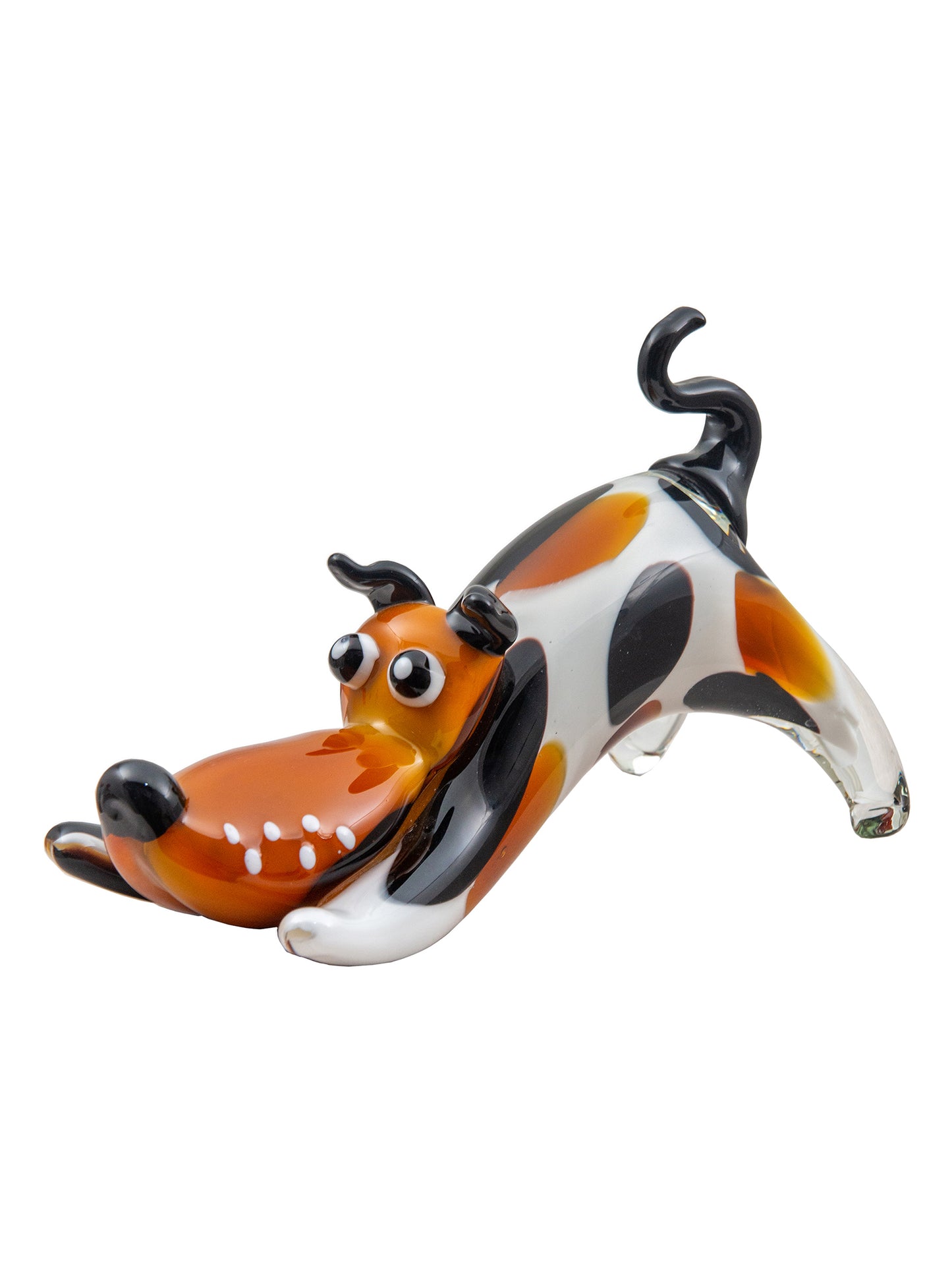 Zainy Dog Handcrafted Art Glass Figurine