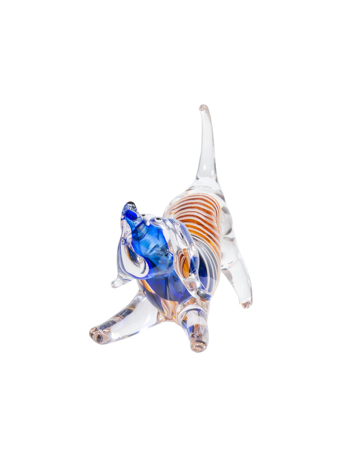 Joey Dog Handcrafted Art Glass Figurine