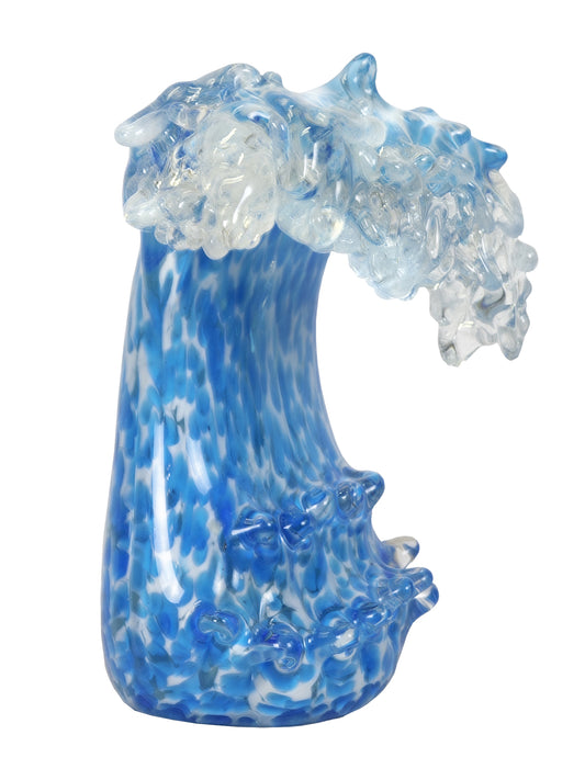 Laguna Wave Handcrafted Art Glass Sculpture