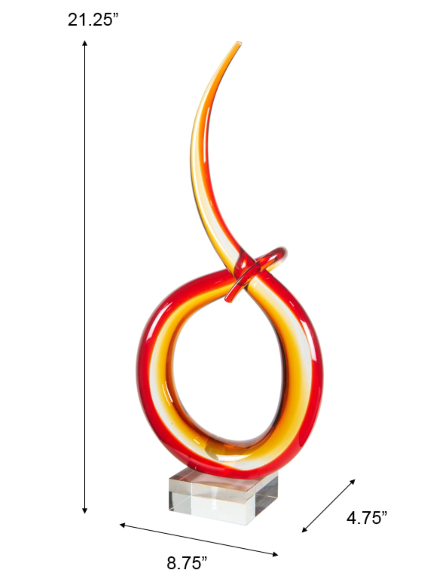 Bellave Handcrafted Art Glass Figurine