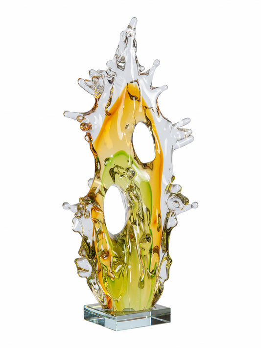 Mauna Kea Handcrafted Art Glass Sculpture