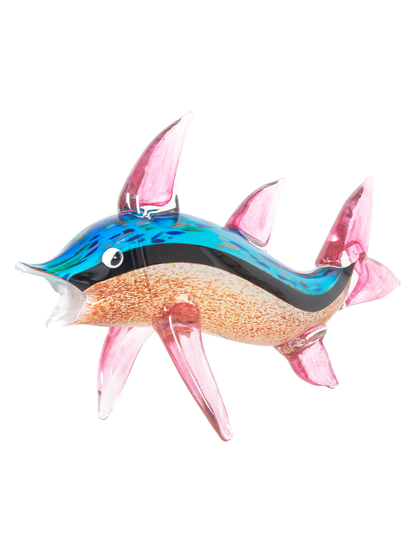 Akala Handcrafted Art Glass Fish Figurine