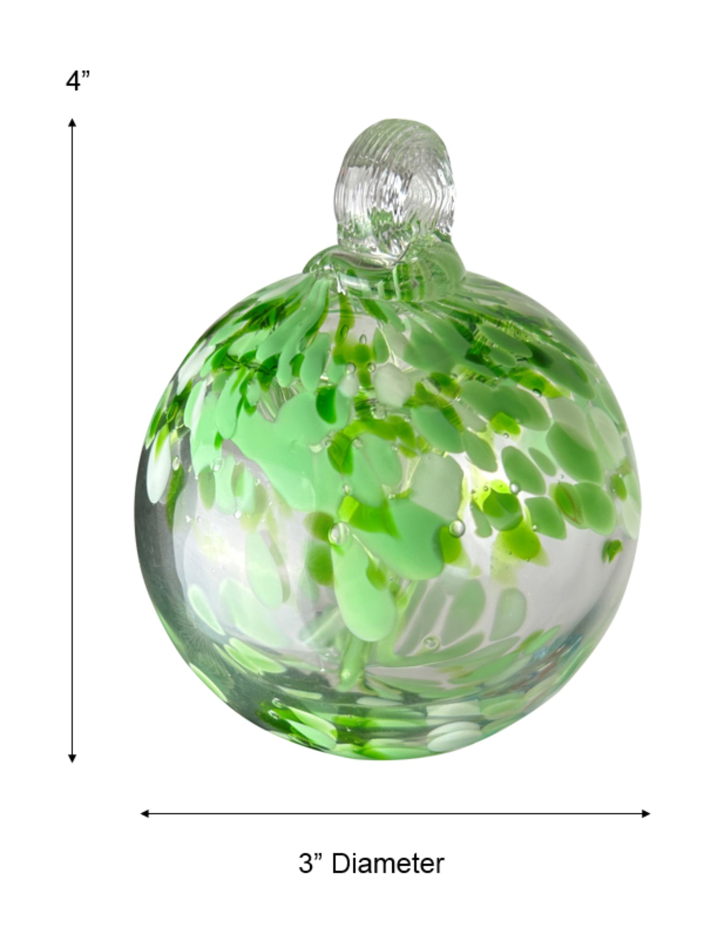 Rainbow Tree of Life Celtic 3 Inch Hand Blown Decorative Glass Ornament