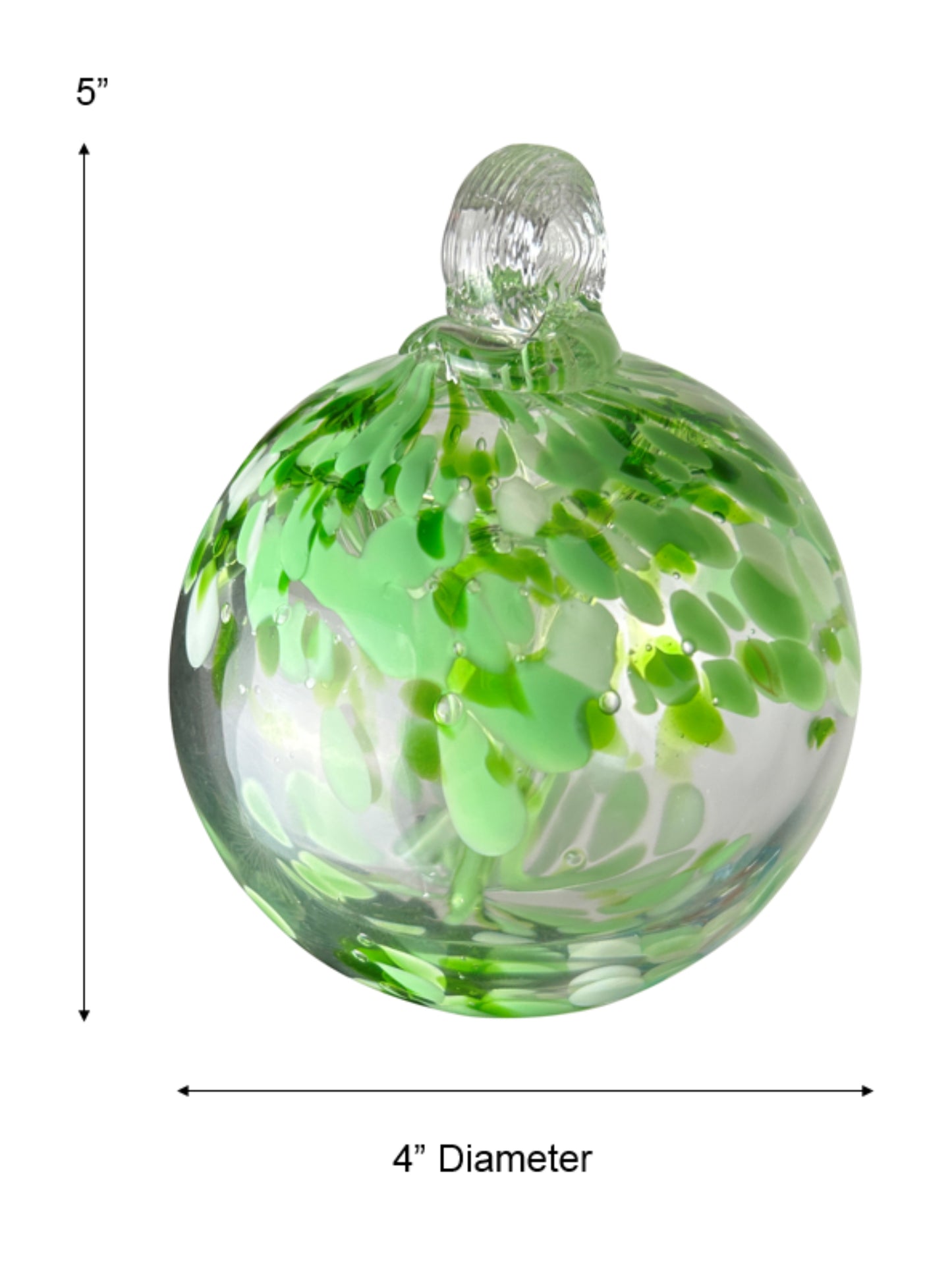 Rainbow Tree of Life Celtic 4 Inch Hand Blown Decorative Glass Ornament