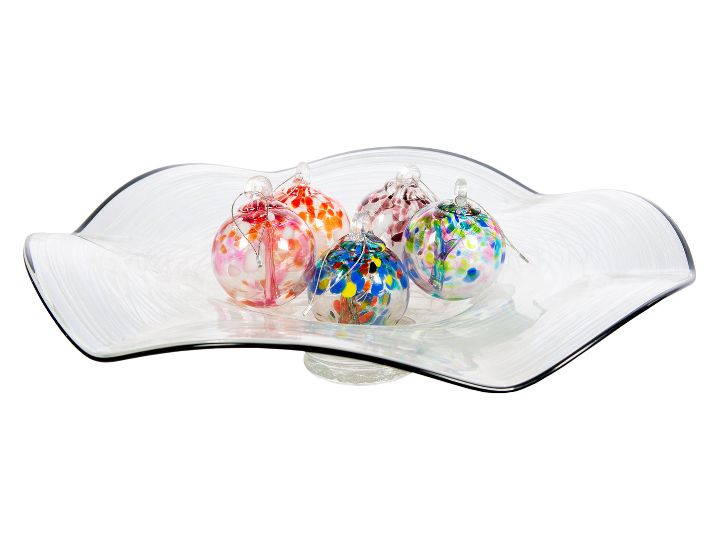 Rainbow Tree of Life Devotion 3 Inch Hand Blown Decorative Glass Ornament