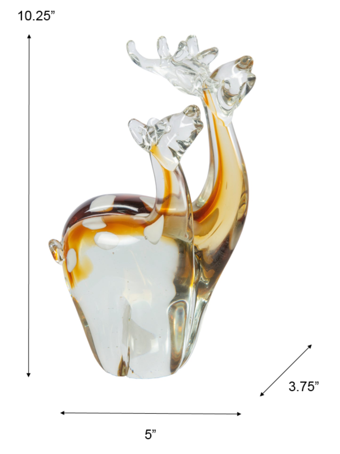 Arroyo Deer Handcrafted Art Glass Figurine