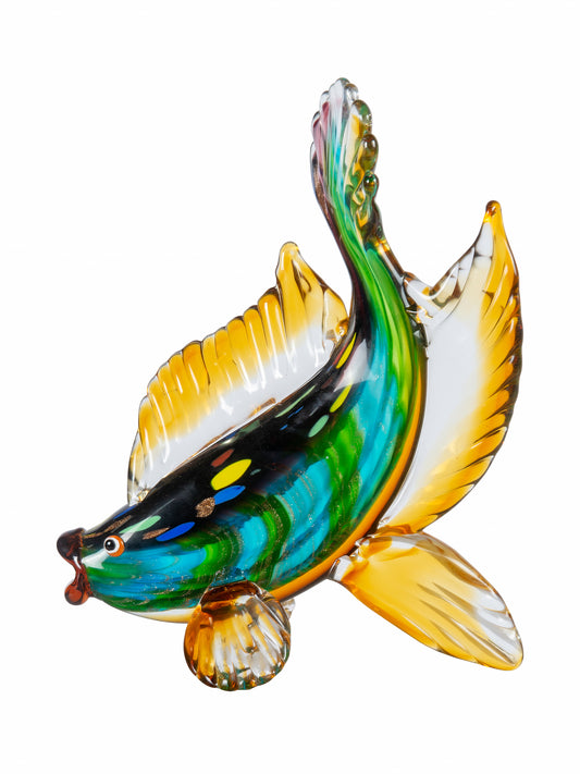 Bavaro Fish Handcrafted Art Glass Figurine