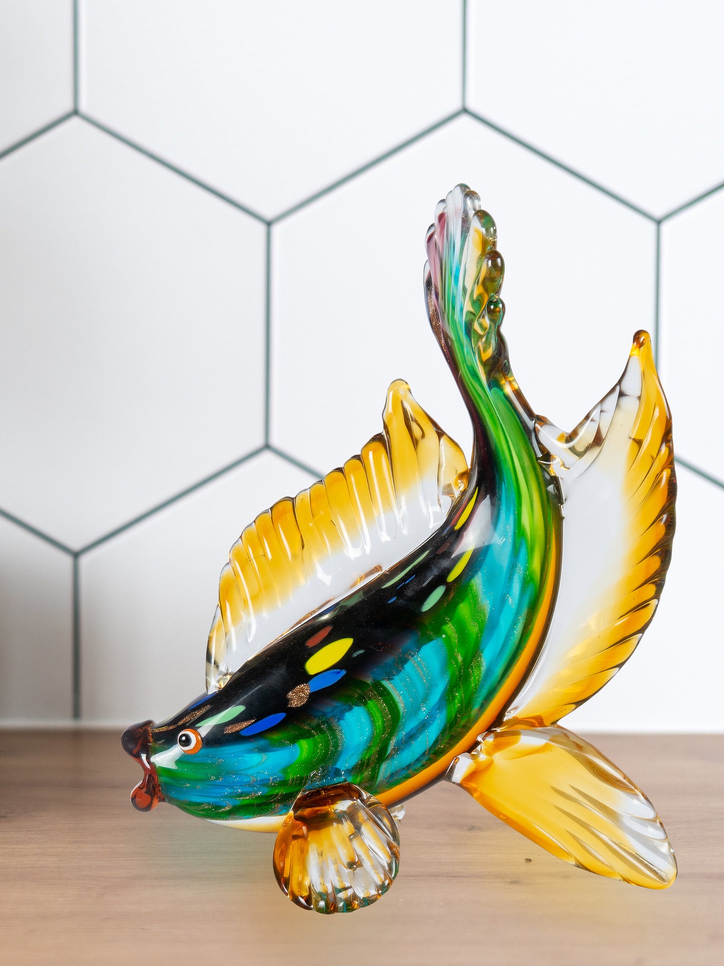 Bavaro Fish Handcrafted Art Glass Figurine