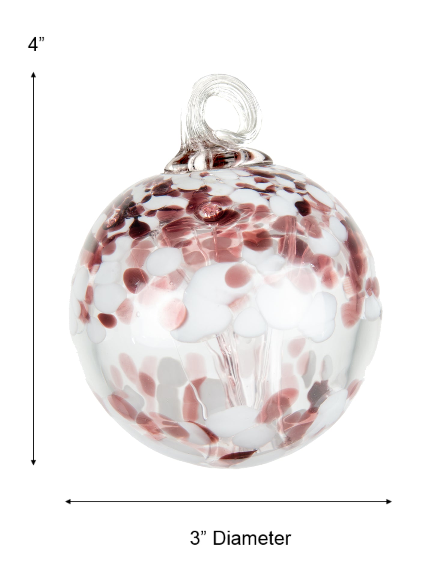 Rainbow Tree of Life Enchanted 3 Inch Hand Blown Decorative Glass Ornament