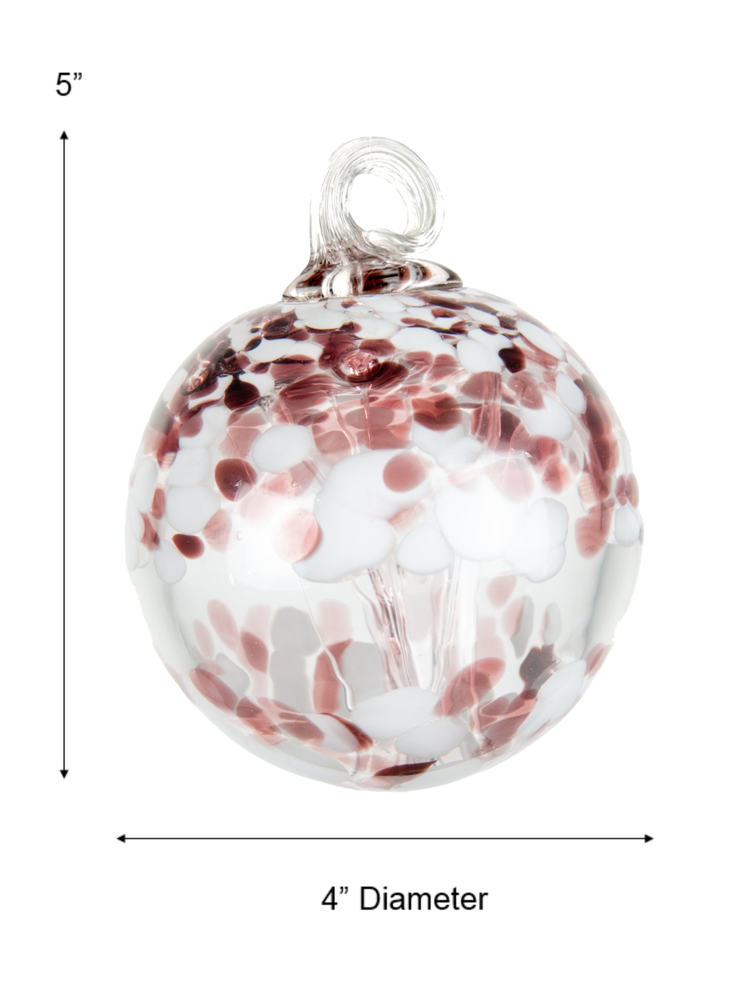Rainbow Tree of Life Enchanted 4 Inch Hand Blown Decorative Glass Ornament
