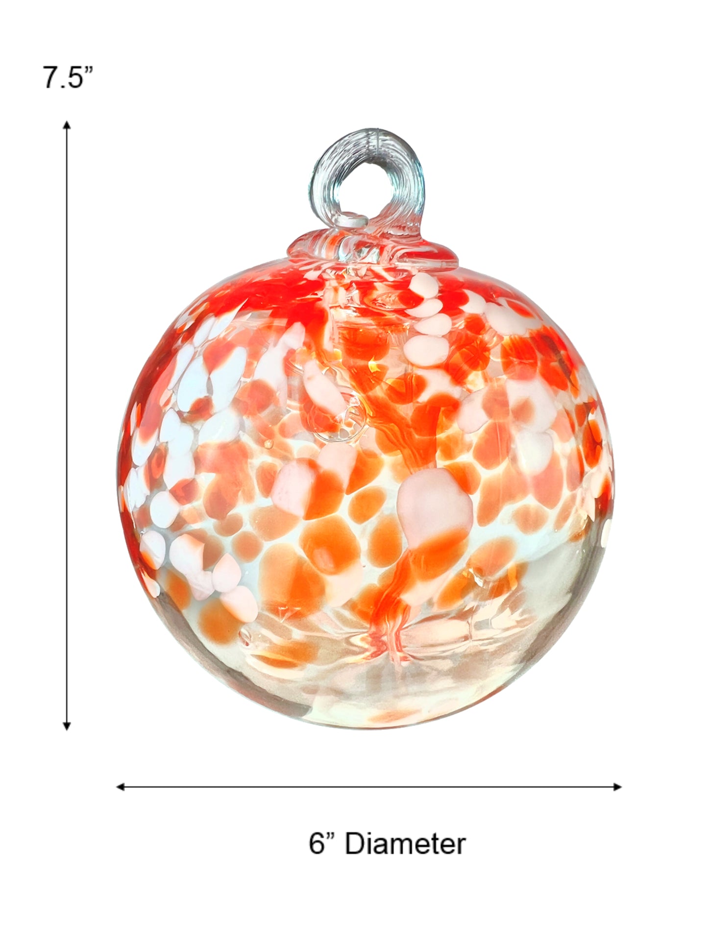 Rainbow Tree of Life Nova 6 Inch Hand Blown Decorative Glass Ornament