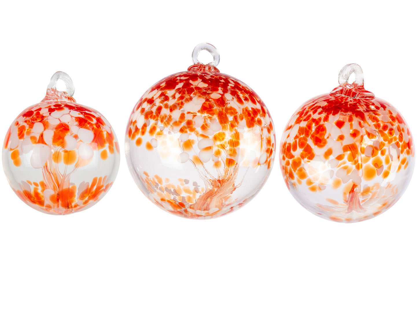 Rainbow Tree of Life Nova 6 Inch Hand Blown Decorative Glass Ornament