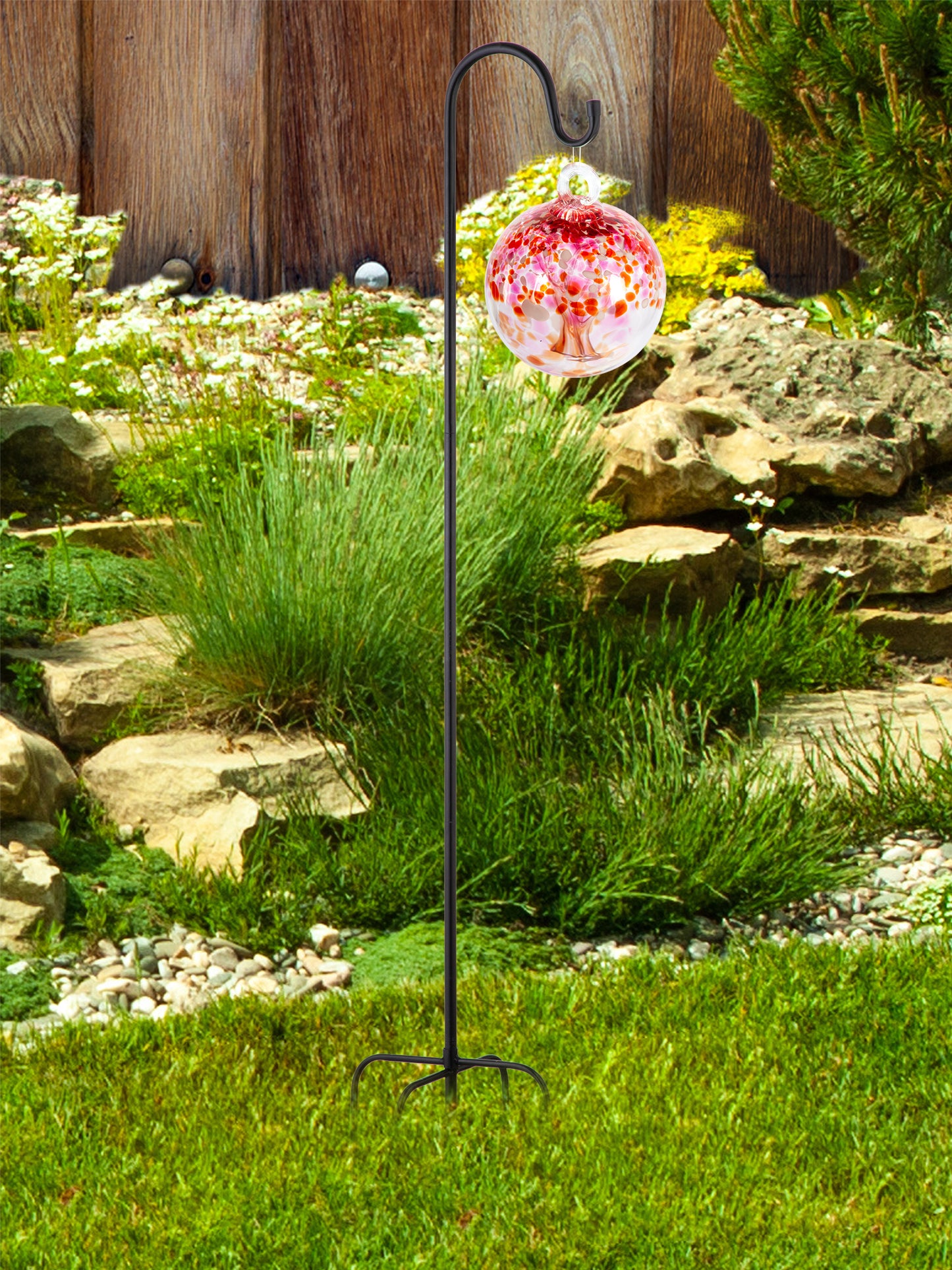 Rainbow Tree of Life Enchanted 3 Inch Hand Blown Decorative Glass Ornament