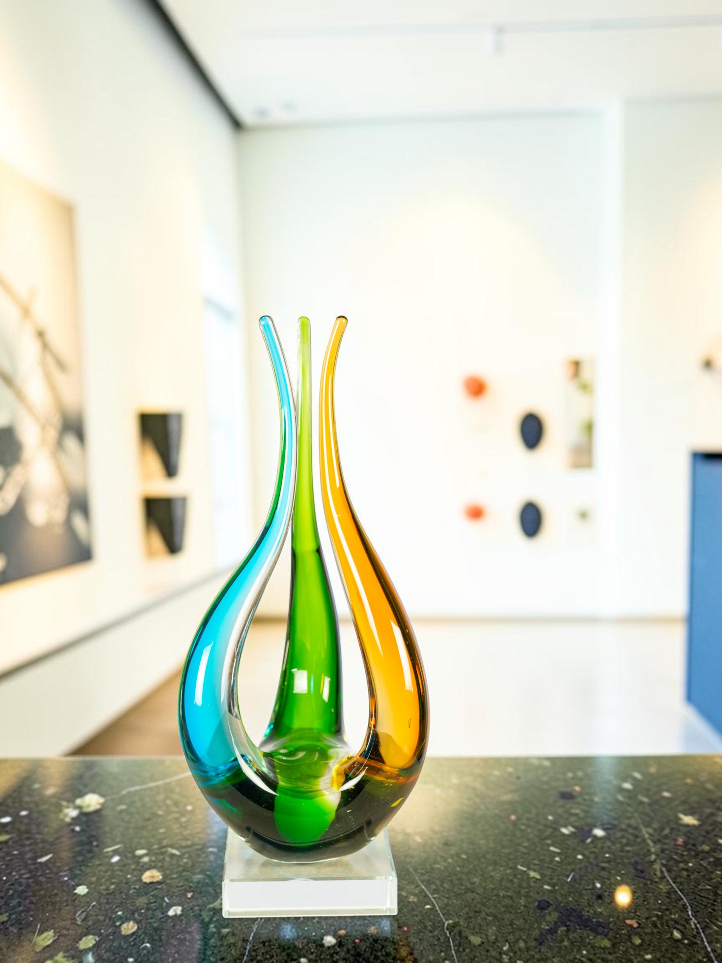 Harmony Trio Handcrafted Art Glass Sculpture