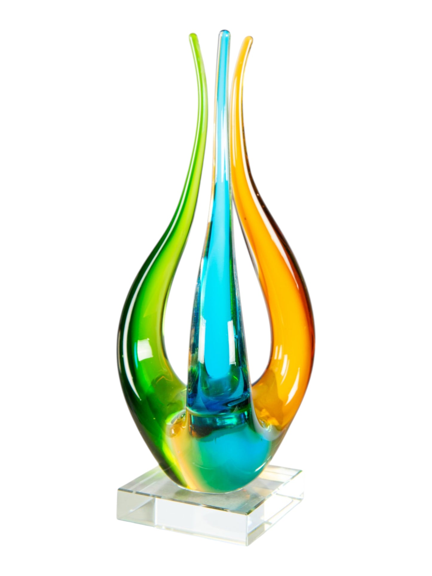 Harmony Trio Handcrafted Art Glass Sculpture