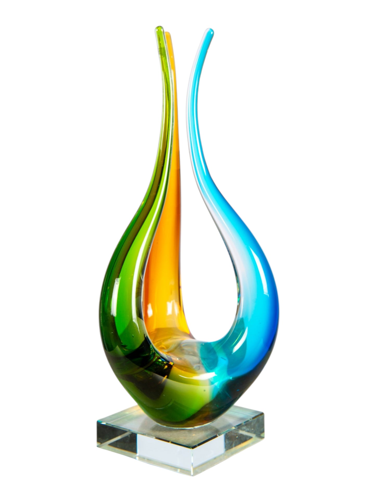 Harmony Trio Handcrafted Art Glass Sculpture