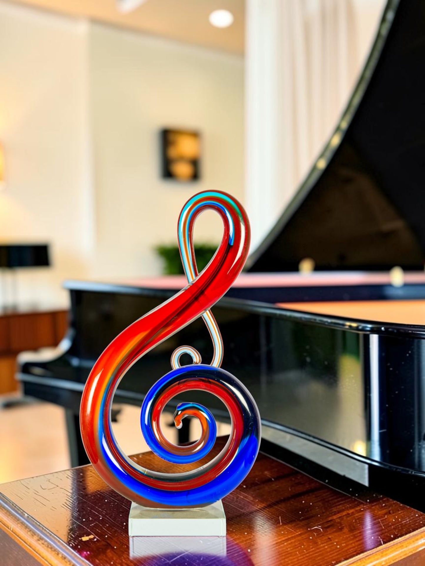 Virtuoso Handcrafted Art Glass Sculpture