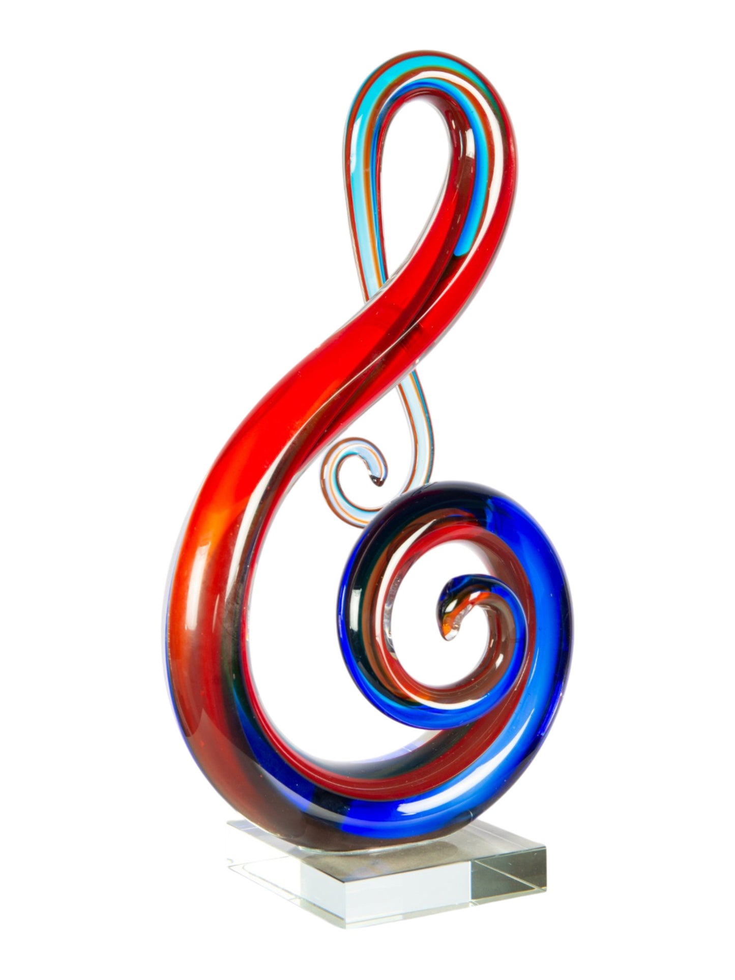 Virtuoso Handcrafted Art Glass Sculpture