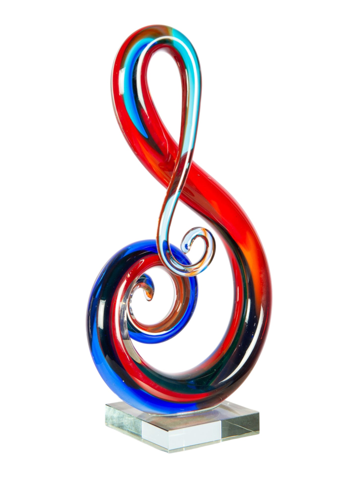 Virtuoso Handcrafted Art Glass Sculpture