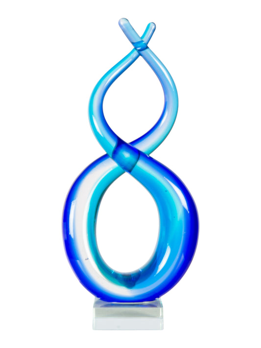 Endless Ocean Handcrafted Art Glass Sculpture