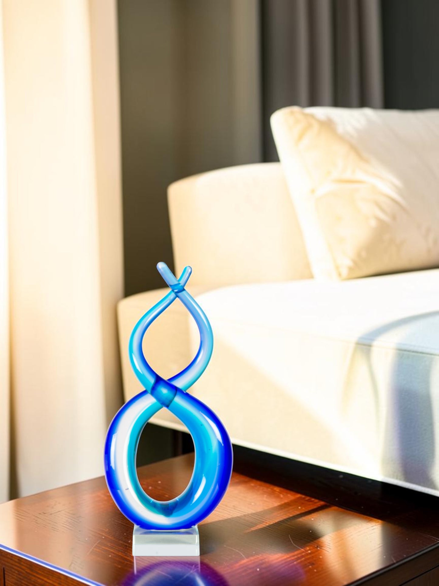 Endless Ocean Handcrafted Art Glass Sculpture