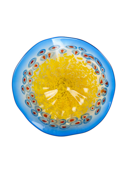 Westwind Hand Blown Art Glass Wall Decor - 12 Inch