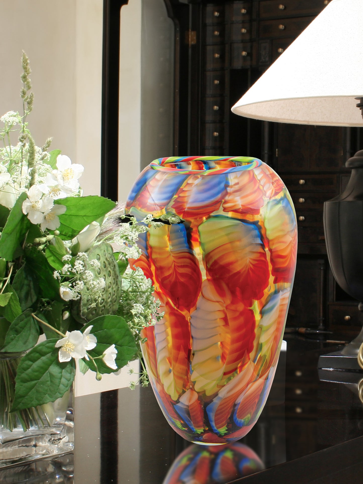 Adoro Hand Blown Art Glass Vase