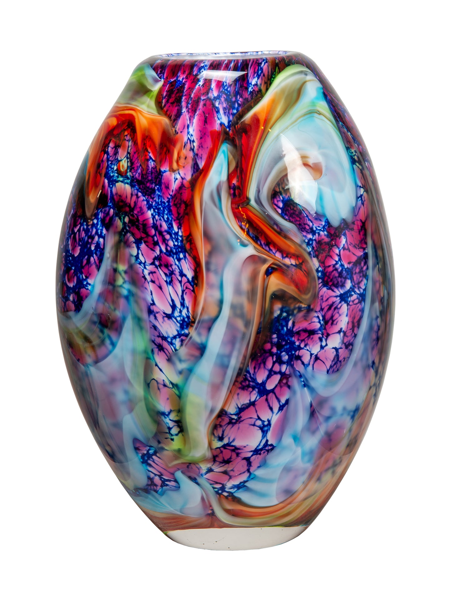 Villa Cuzzano Hand Blown Art Glass Vase