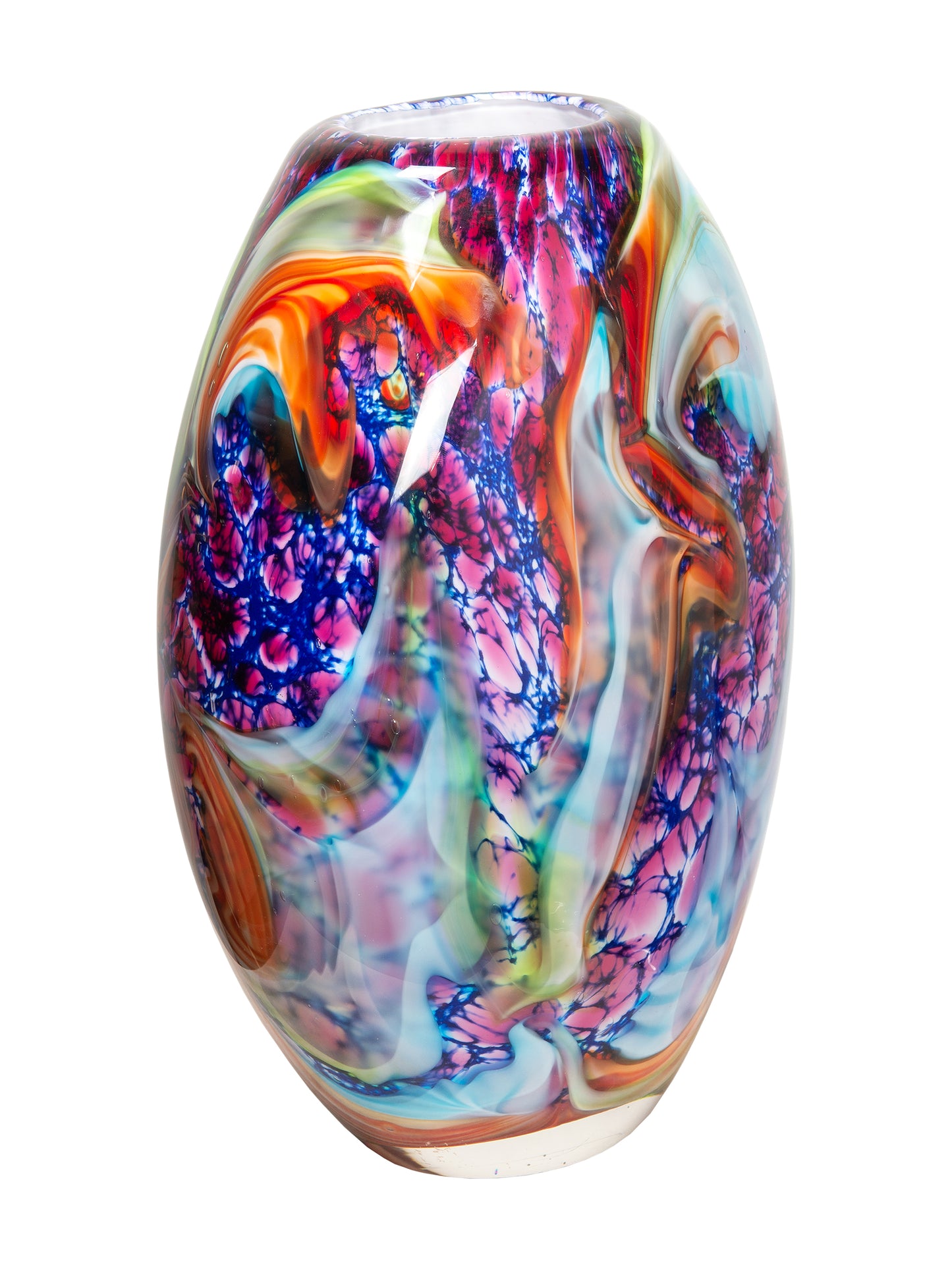 Villa Cuzzano Hand Blown Art Glass Vase