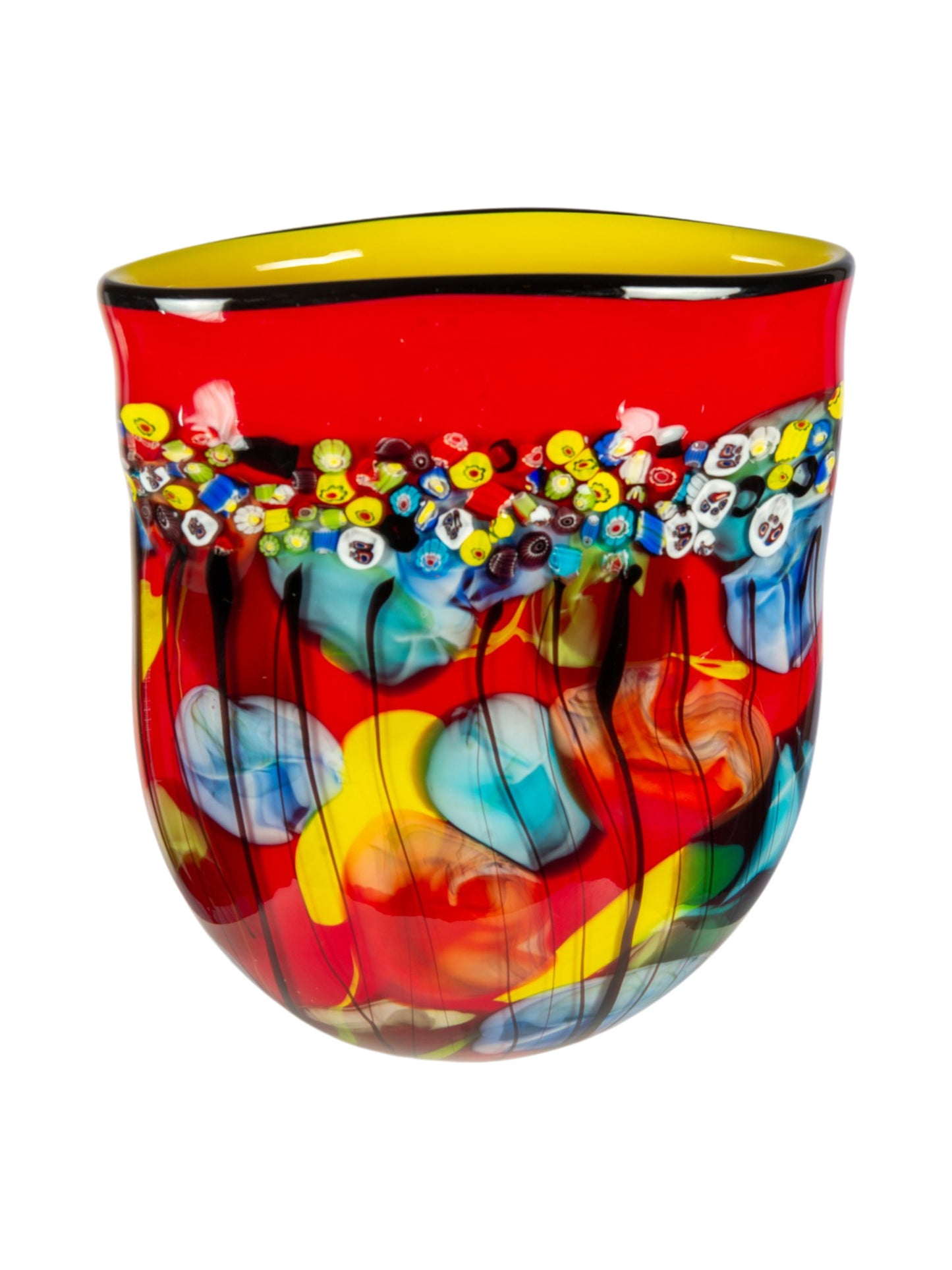 Morena Hand Blown Art Glass Vase