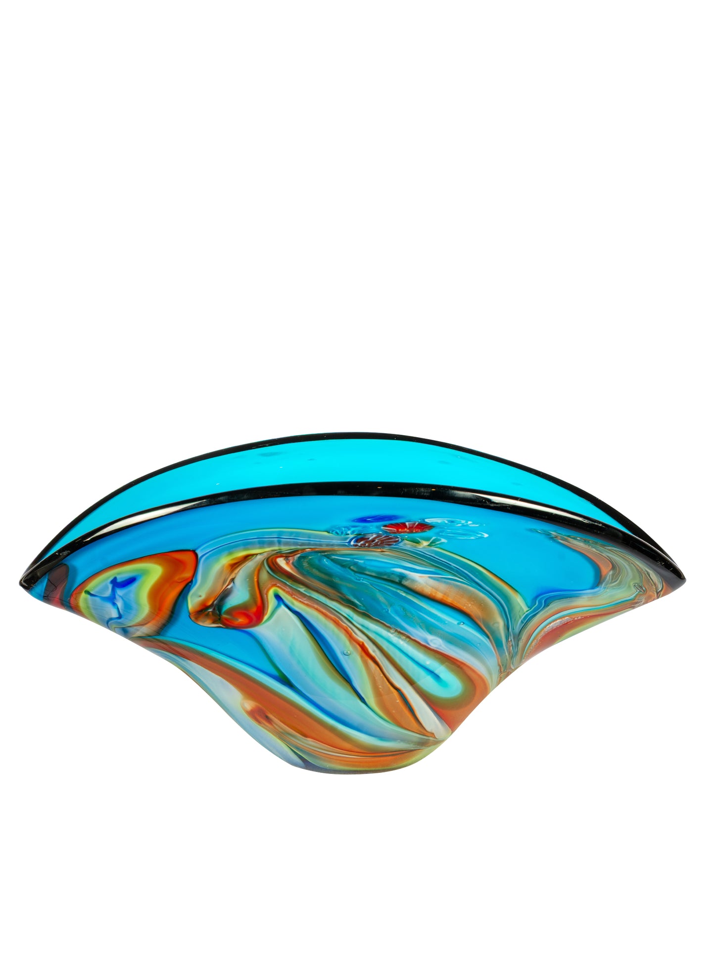 Bellezza Hand Blown Art Glass Vase