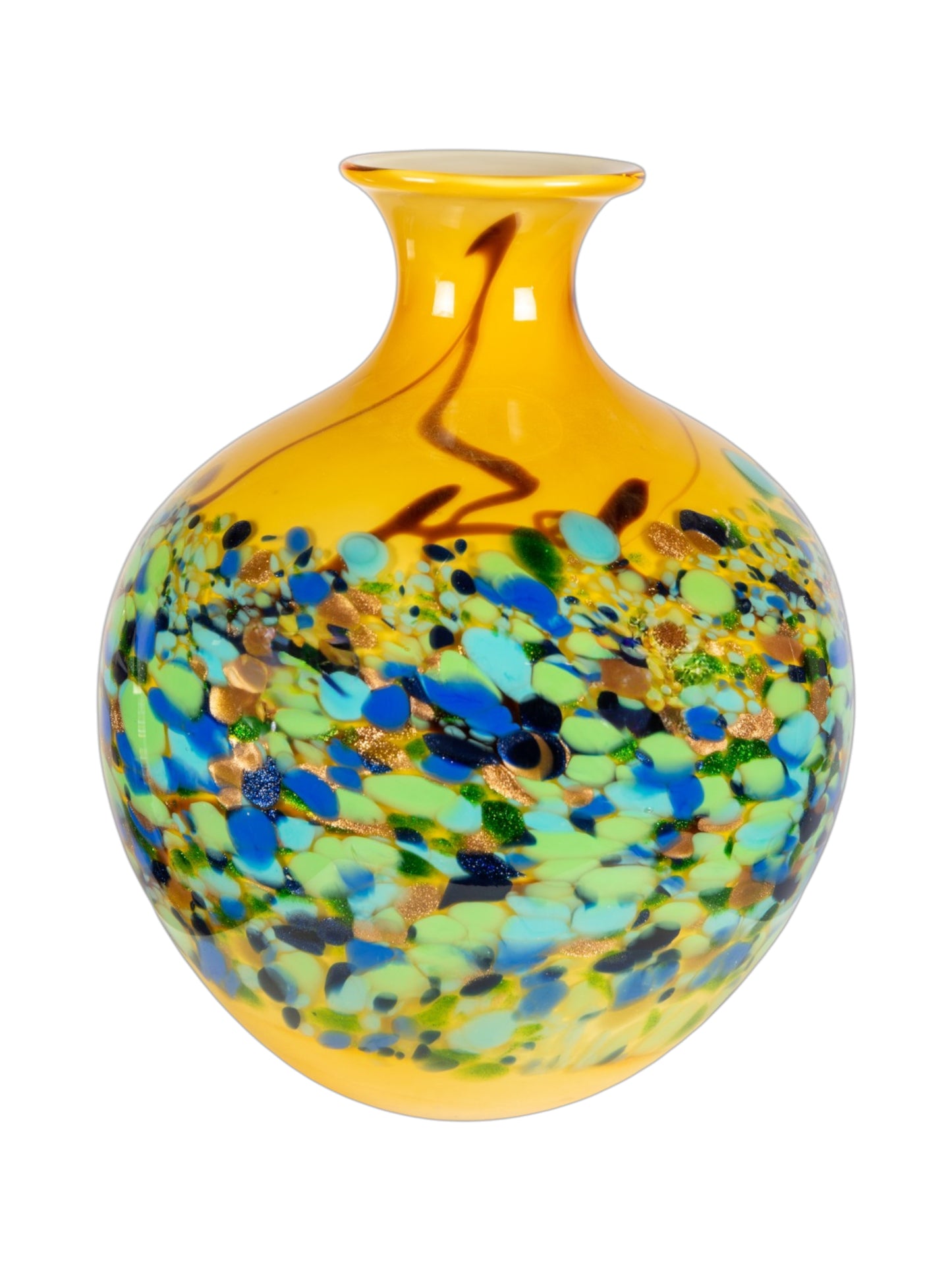 Belmonte Hand Blown Art Glass Vase