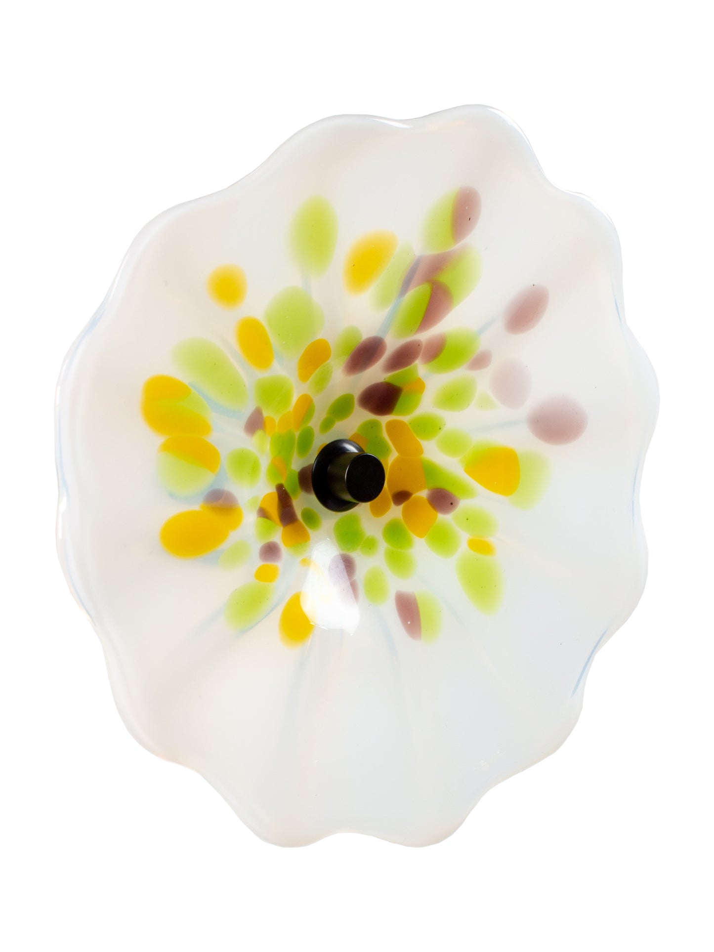 Viejo Hand Blown Art Glass Wall Decor - 12 Inch