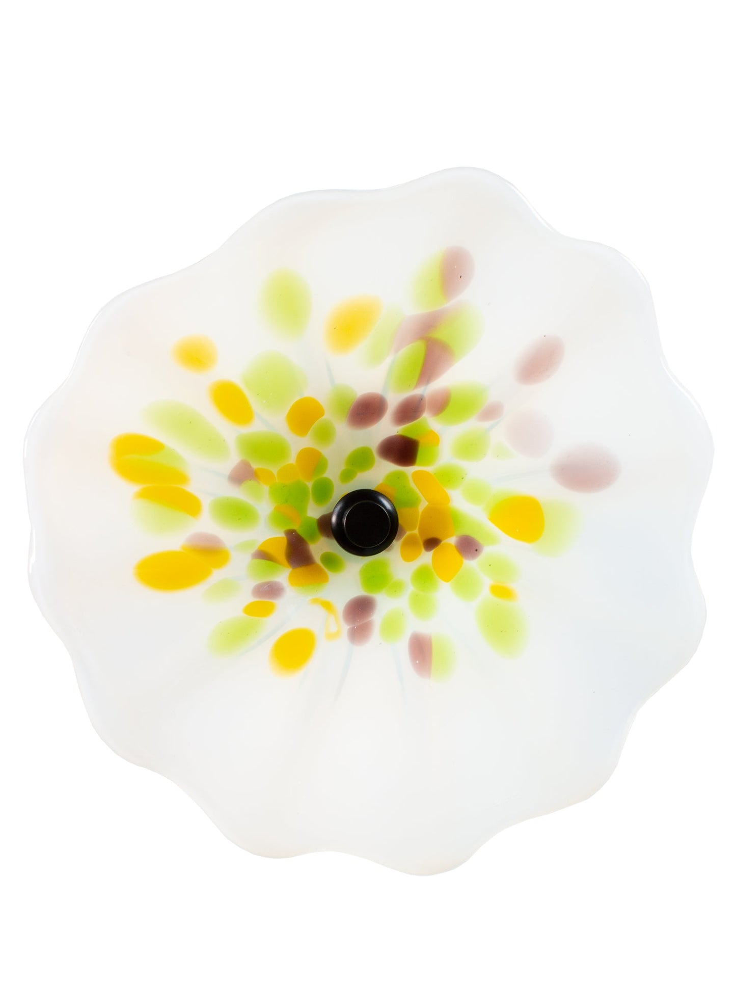 Viejo Hand Blown Art Glass Wall Decor - 12 Inch