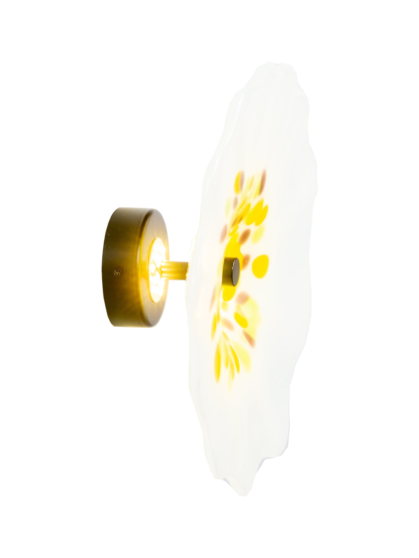 Viejo LED Hand Blown Art Glass Wall Light - 12 Inch