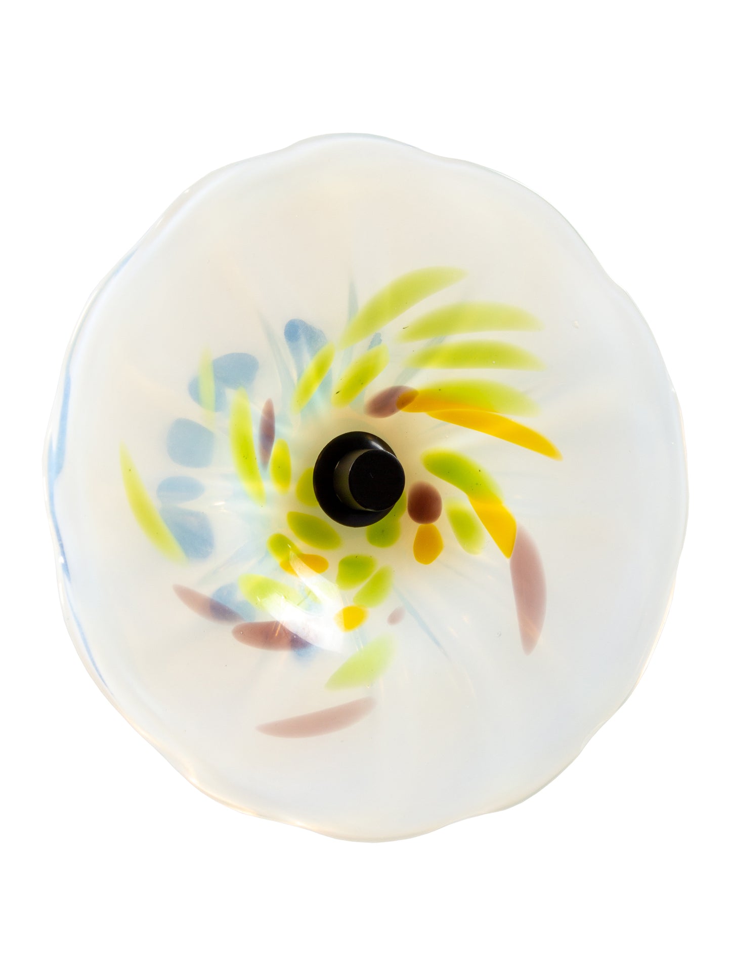 Viejo Hand Blown Art Glass Wall Decor - 8 Inch