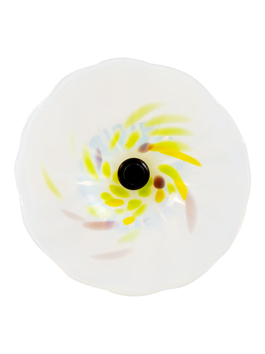 Viejo Hand Blown Art Glass Wall Decor - 8 Inch