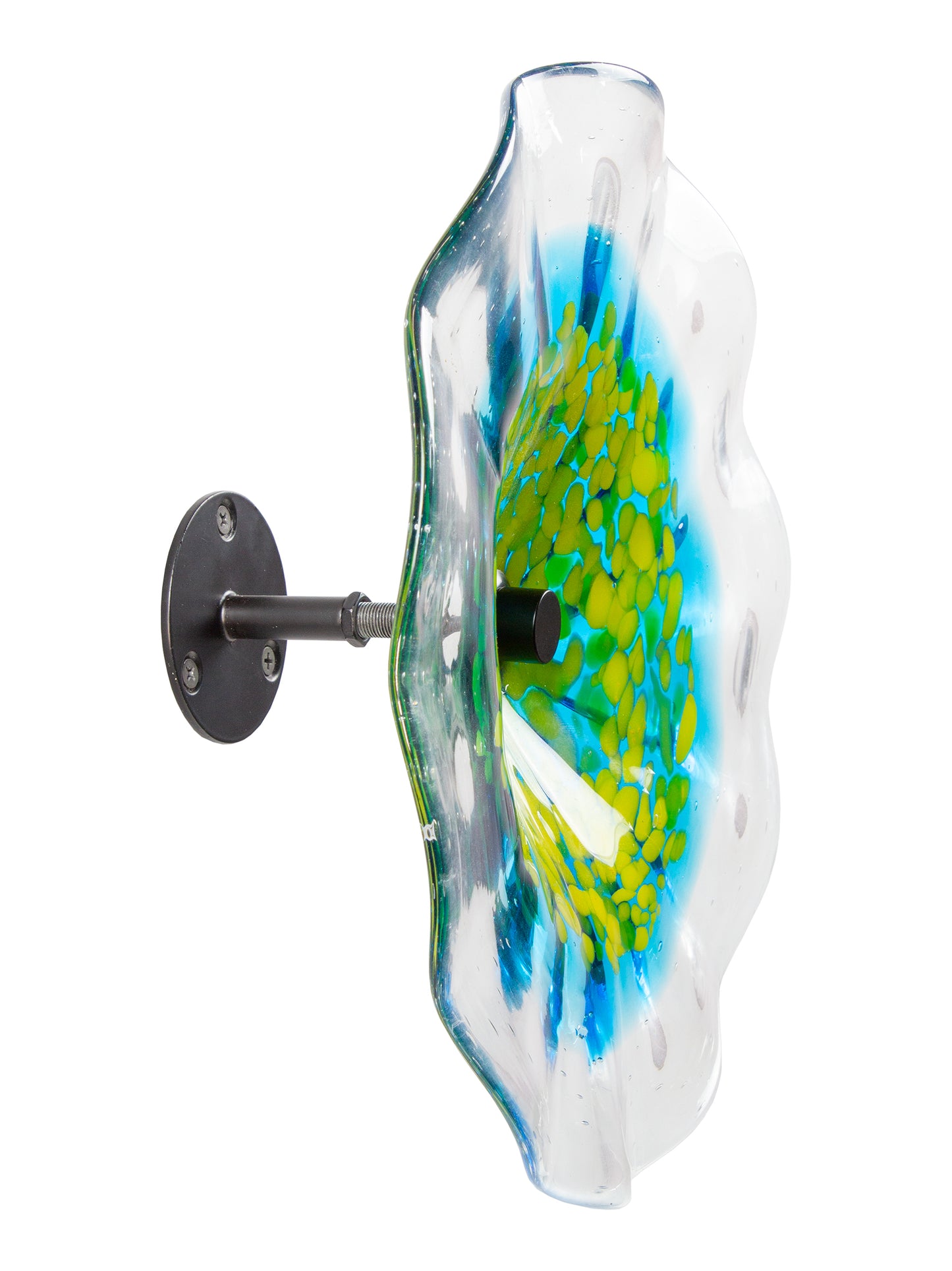 Sprito Hand Blown Art Glass Wall Decor - 12 Inch