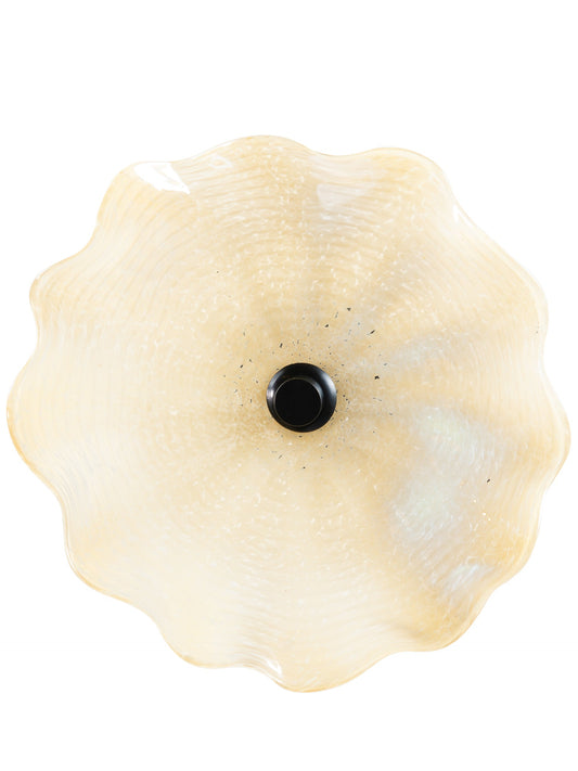 Candice Hand Blown Art Glass Wall Decor - 9 Inch