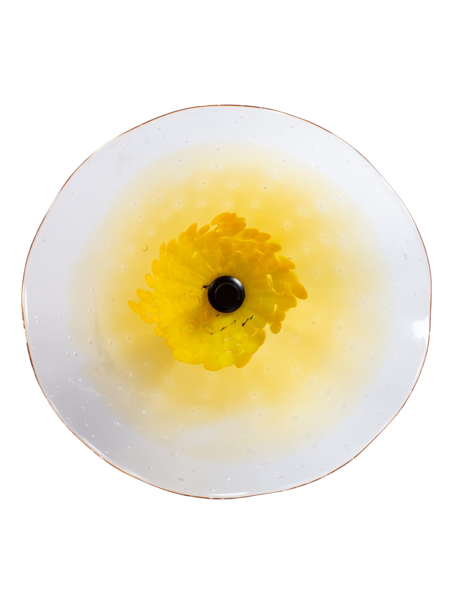Ribera Hand Blown Art Glass Wall Decor - 12 Inch
