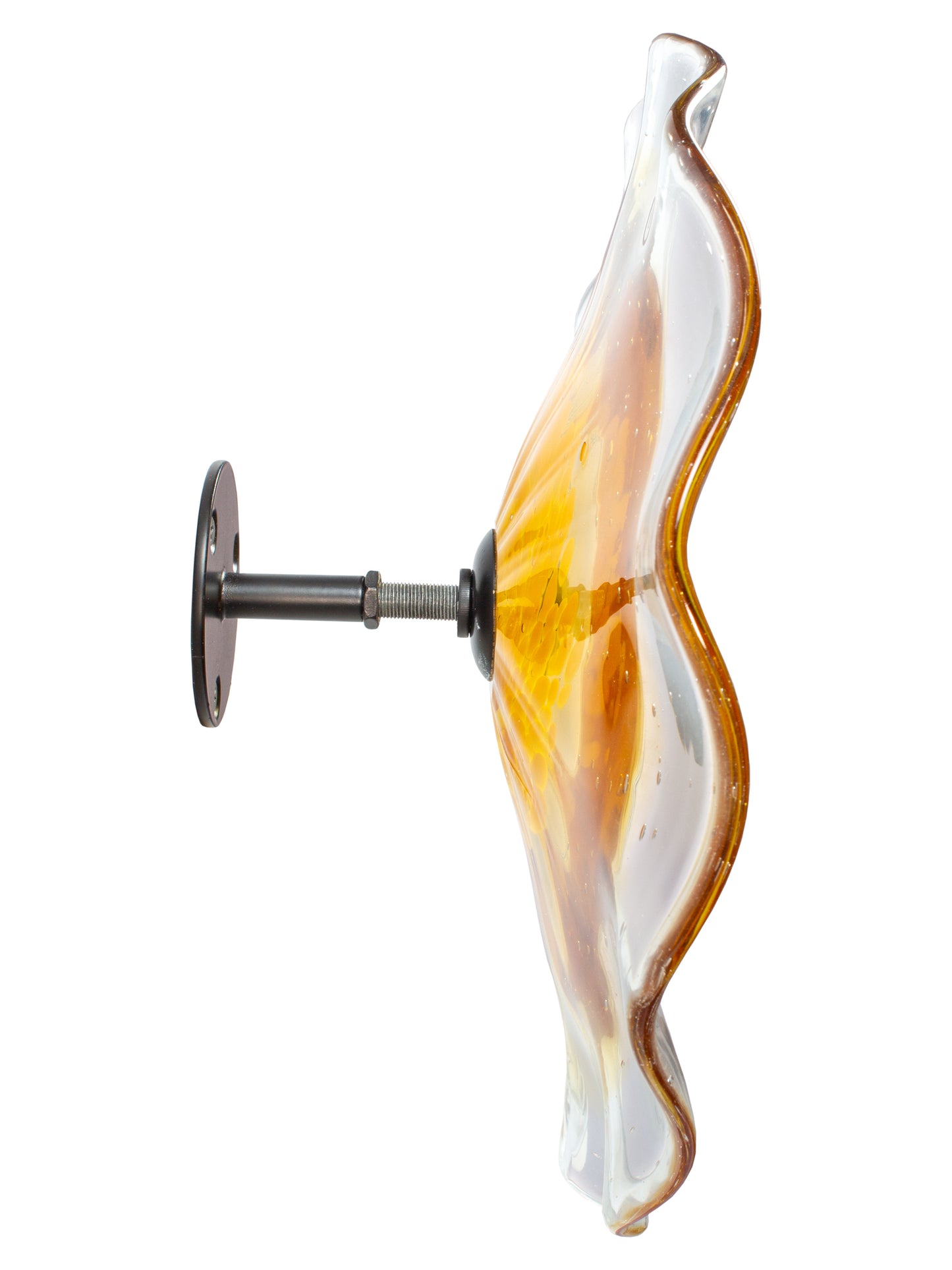 Ribera Hand Blown Art Glass Wall Decor - 12 Inch