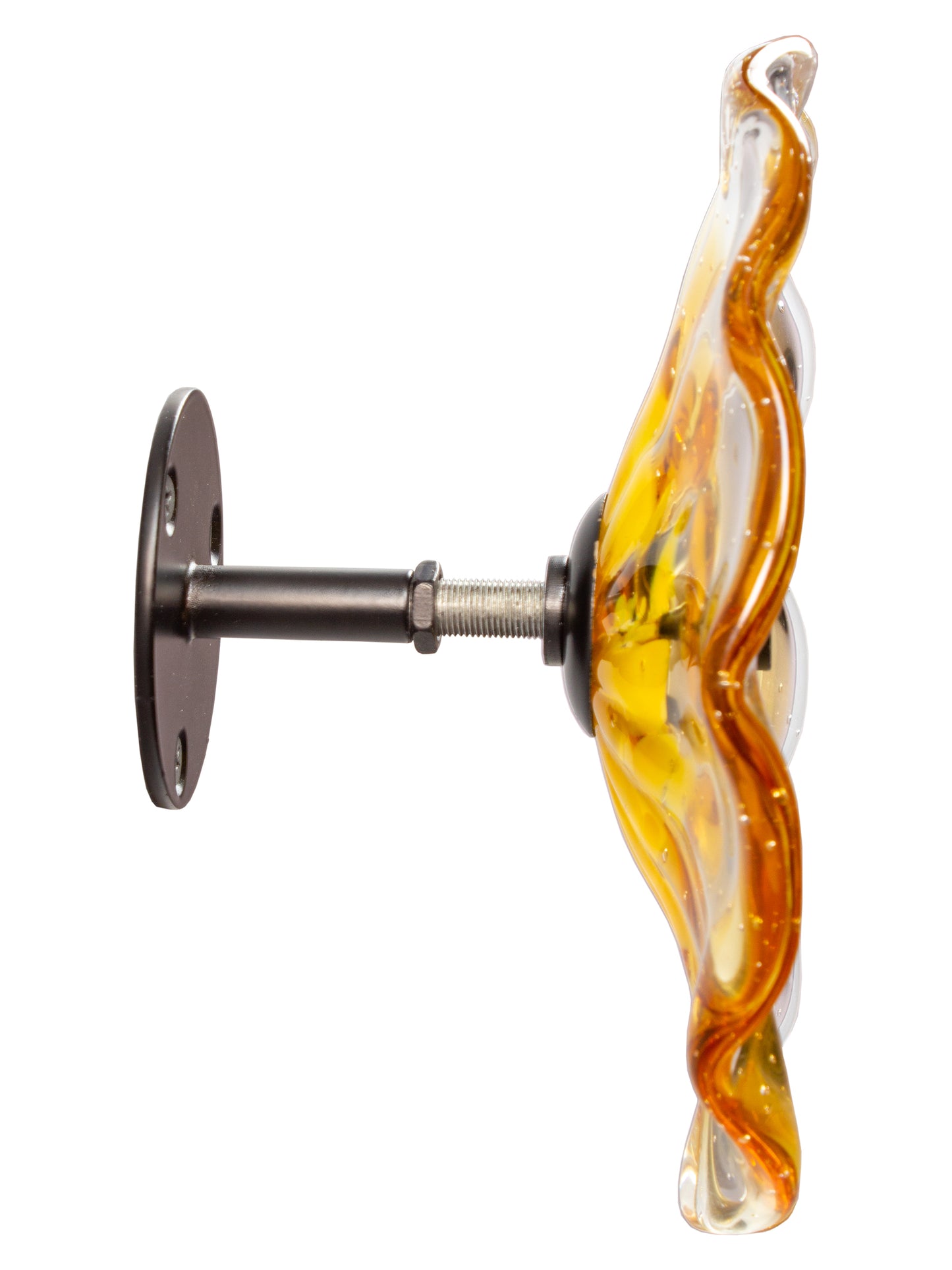 Ribera Hand Blown Art Glass Wall Decor - 8 Inch