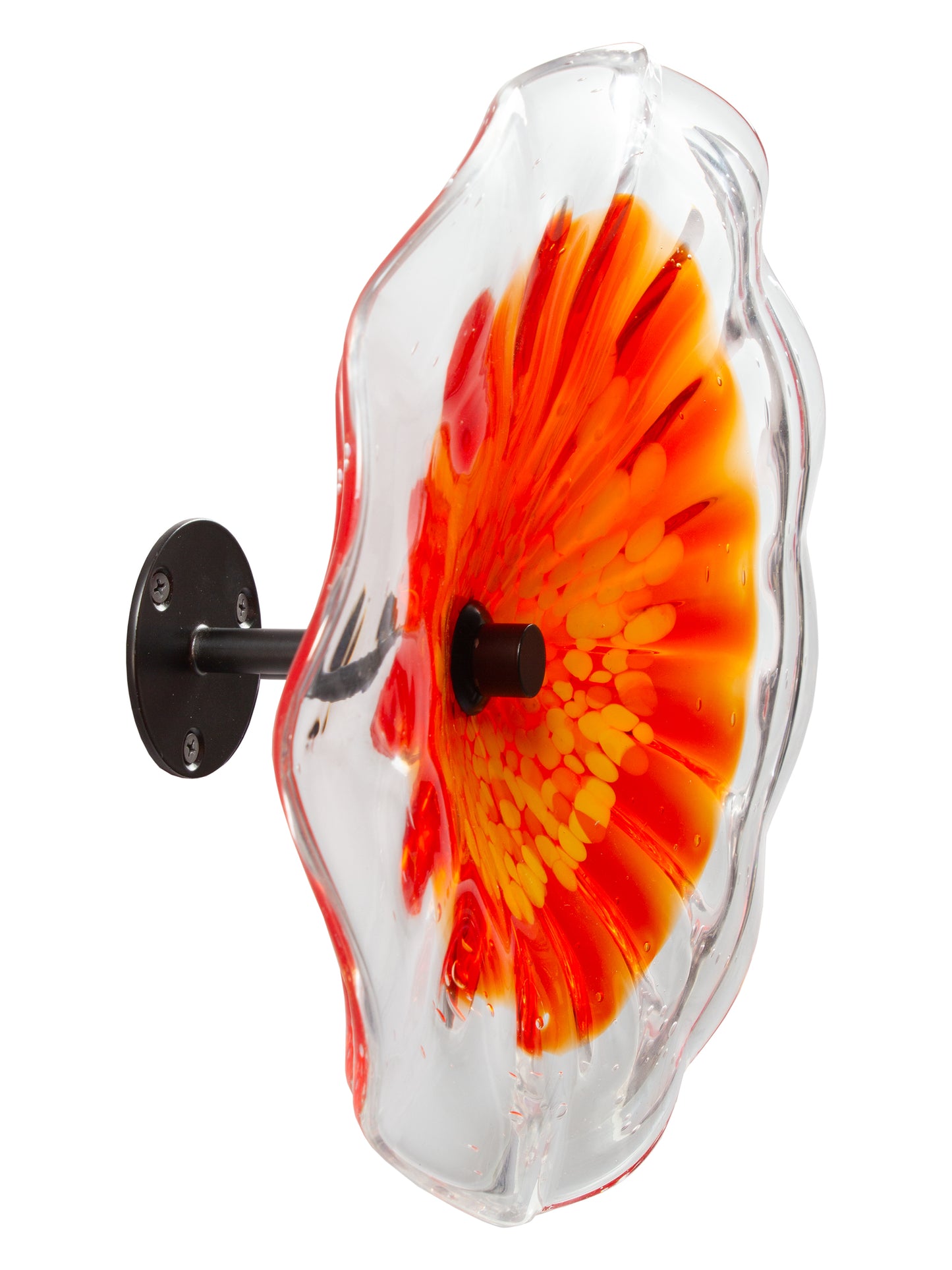 Milagra Hand Blown Art Glass Wall Decor - 12 Inch