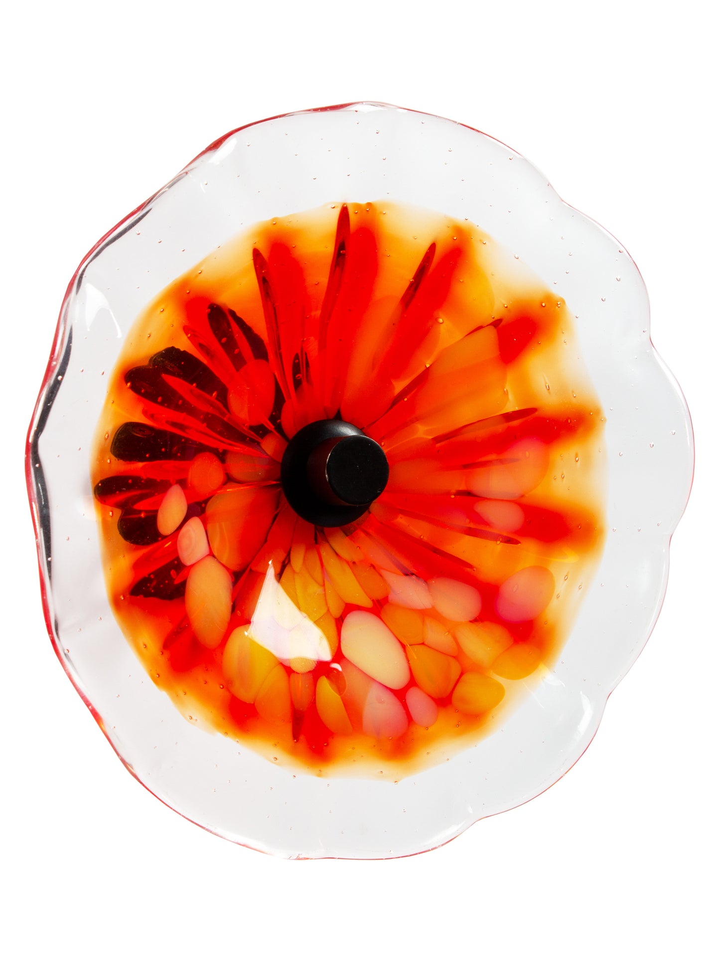 Milagra Hand Blown Art Glass Wall Decor - 8 Inch