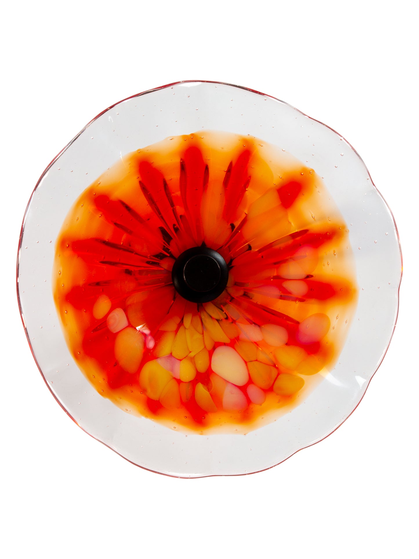 Milagra Hand Blown Art Glass Wall Decor - 8 Inch