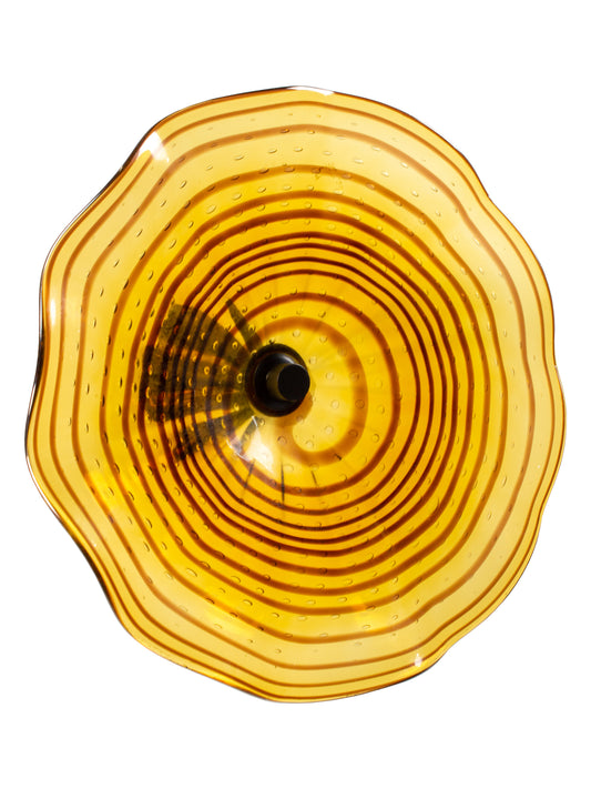 Rosslyn Hand Blown Art Glass Wall Decor - 13 Inch